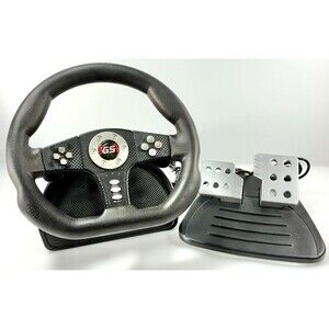 GameStop GS PlayStation 2 BB-031 Wired Racing Wheel and Pedals Tested